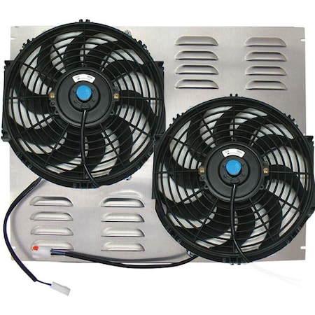 Aftermarket Z40112 Dual 10 Electric Fan And Shroud  16 12 x 20 12 x 1 78 Z40112-NOR